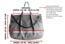 Load image into Gallery viewer, Weekend bag, canvas and leather bag, black. Personalized with name