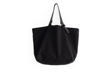 Load image into Gallery viewer, Olivia TOTE bag, Shopping bag, Shopper bag made of canvas and italian leather personalized with name