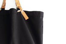 Load image into Gallery viewer, Olivia TOTE bag, Shopping bag, Shopper made of canvas and italian leather personalized with name