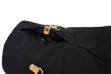 Load image into Gallery viewer, Cleo CONVERTIBLE BACKPACK in bag, canvas and leather backpack, Black color.