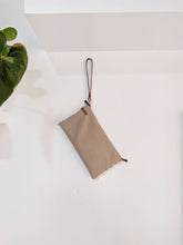 Load image into Gallery viewer, Canvas and Leather clutch bag and crossbody bag, ADA clutch