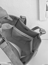 Load image into Gallery viewer, TOTE bag and HAND bag made entirely of Italian leather. Emma bag leather version