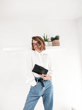 Load image into Gallery viewer, NEW! Leather wallet black color. Andrea wallet