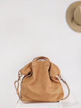 Load image into Gallery viewer, Leather crossbody bag, made of italian leather. Silvie leather shoulder bag big version