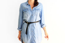 Load image into Gallery viewer, Clutch, Waist bag, belt bag, leather belt, made of very soft nappa leather, black. Waist bag