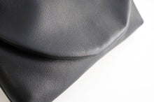 Load image into Gallery viewer, Clutch, Waist bag, belt bag, leather belt, made of very soft nappa leather, black. Waist bag