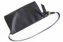 Load image into Gallery viewer, Clutch, Waist bag, belt bag, leather belt, made of very soft nappa leather, black. Waist bag