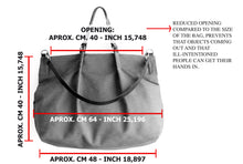 Load image into Gallery viewer, Weekend bag canvas and leather shoulder bag, brown. Personalized bag with name