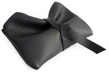 Load image into Gallery viewer, Camy Phone case, little pouch, eyeglasses holder, pencil case made of italian leather, black.