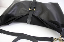 Load image into Gallery viewer, BOHO bag and CROSS BODY bag made of soft italian leather, canvas and italian leather. Mary bag