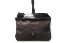 Load image into Gallery viewer, Stocking stuffer, Pochette CRIS, nappa leather bag /cosmetic bag / travel pouch, black
