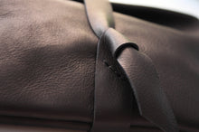 Load image into Gallery viewer, Stocking stuffer, Pochette CRIS, nappa leather bag /cosmetic bag / travel pouch, black