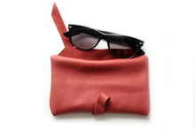 Load image into Gallery viewer, Camy Phone case, eyeglasses holder, pencil case made of italian leather, red
