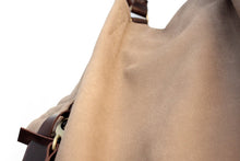 Load image into Gallery viewer, Weekend bag, leather bag, made of very soft italian leather. Personalized with name.