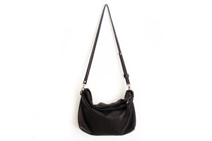 Leather cross-boby bag / SHOULDER BAG made of italian leather. Silvie leather shoulder bag