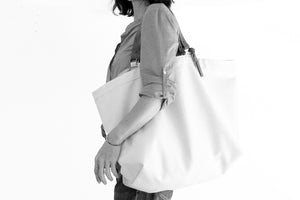 Olivia TOTE bag, Shopping bag, Shopper made of canvas and italian leather personalized with name