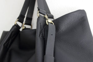 TOTE bag and HAND bag made entirely of Italian leather. Emma bag leather version