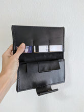 Load image into Gallery viewer, NEW! Leather wallet black color. Andrea wallet