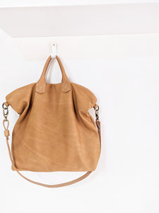 Leather crossbody bag, made of italian leather. Silvie leather shoulder bag big version