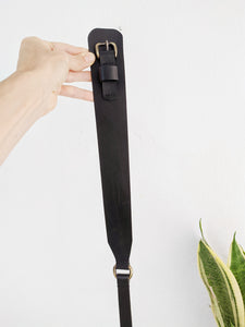 Asymmetrical Leather belt