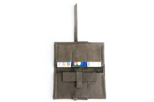 Wallet Cris, leather wallet color grey leather wallet for women. Cris LEATHER WALLET